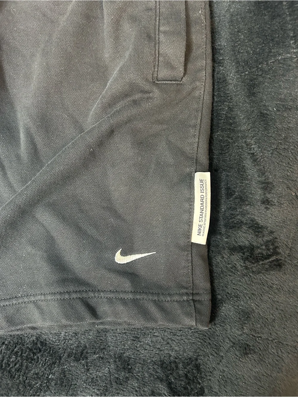 Nike Standard Issue Dri-FIT Fleece Basketball Shorts Black DQ5712-010 Men Small